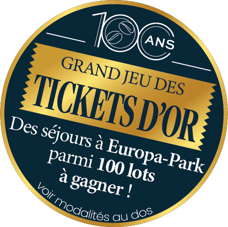 sticker on pack ticket d'or